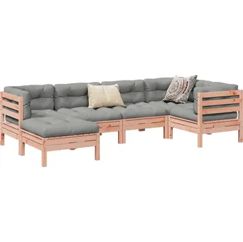 Zahradní lavice zahrada-XL 6dílná zahradní sedací souprava s poduškami masivní douglaska 3299528