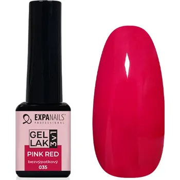 Lak na nehty EXPA-nails UV/LED Gel lak 3v1 - Pink Red 5 ml