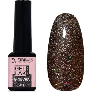 Lak na nehty EXPA-nails UV/LED Gel lak - Ginevra třpyt 5 ml