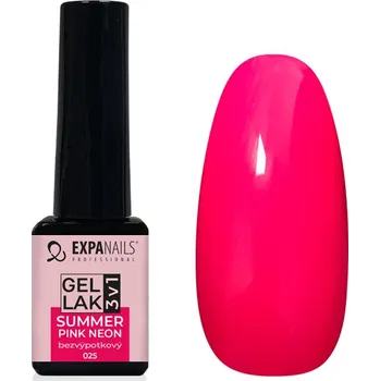 Lak na nehty UV/LED Gel lak 3v1 - Summer Pink neon 5 ml