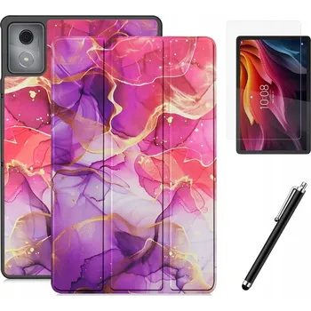 Pouzdro na tablet Pouzdro Smart Cover Grafika + Sklo pro Lenovo TAB K11 PLUS TB352FU 11.45"