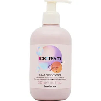 Inebrya Ice Cream Dry-T Conditioner výživný kondicionér na suché, krepovité a chemicky upravené vlasy 300 ml