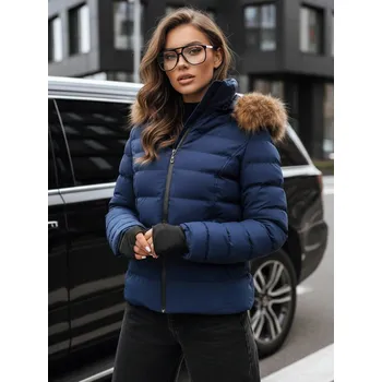 Dámská zateplená bunda VERSUS tmavě modrá Barva: tmavě modrá, Velikost: M