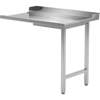 Příslušenství pro myčku TECHNICA Pravý vykládací stůl na dvou nohách pro myčky nádobí s odsavačem par 900x700x850 mm | TECHNICA, 240P9070