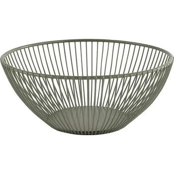 Odpadkový koš APS Kovový kulatý koš 200 mm, zelený | APS, Svart