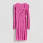 Reserved - Šaty z viskózy - růžová - 497IY-30X - 497IY-30X-M