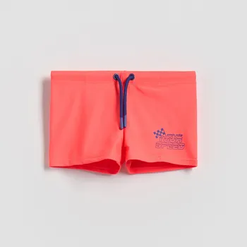 Reserved - Plavecké kraťasy - mandarinková - 702IH-23X - 702IH-23X-U86