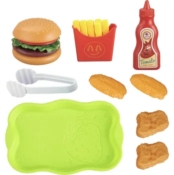 Dětská kuchyňka PLEJO Sada potravin HAMBURGER