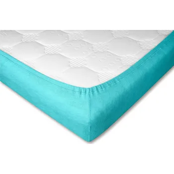 Prostěradlo Froté prostěradlo na vysokou matraci 180x200 EXCLUSIVE Světlý tyrkys