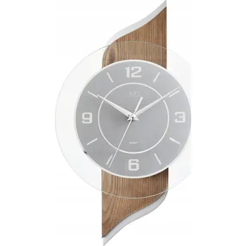 Hodiny JVD NS22004/11 - 26x45cm - Nástěnné hodiny - Dřevo a Sklo