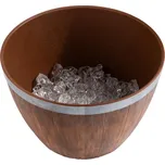 APS Melaminová miska 4,5 l, 250x160 mm, hnědá | APS, Snack Time