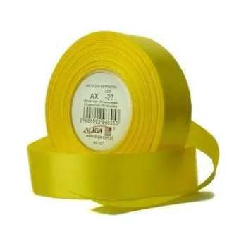 Stuha ALIGA stuha 12/32m -23 žlutá hladká /4
