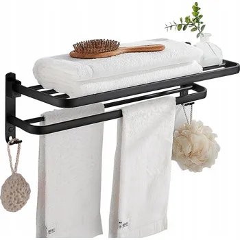 Věšák STOJAN NA RUČNÍKY VĚŠÁK KOUPELNOVÝ LOFT + lepidlo