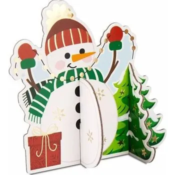 ALBI Skládací 3D přání - Sněhulák