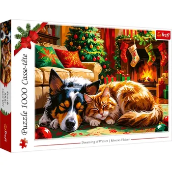 Puzzle Puzzle Snění o Vánocích 1000 dílků TREFL