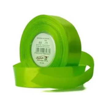 Stuha ALIGA stuha 25/32m -11 zelená sv. hladká