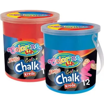 Colorino křída chodníková JUMBO 12 ks