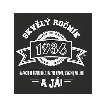 Pánské tričko ALBI Pánské humorné tričko - 1986, vel. XXL