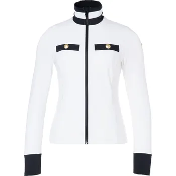 Cyklistické kalhoty Dámská mikina Goldbergh Renée Full Zip Cardigan White