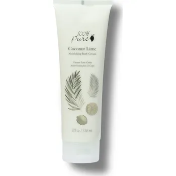 100% Pure Výživný tělový krém Kokos a limetka 236 ml