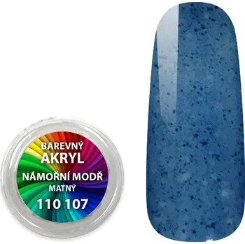 Umělé nehty EXPA-nails Akryl pudr matný - Námořní modř 4ml
