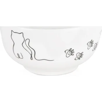 Porcelánová miska KOTEK (Kočka) 13 cm, 550 ml