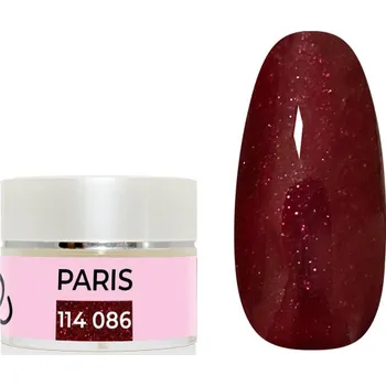 Lak na nehty UV/LED gel barevný - Paris třpyt 5g