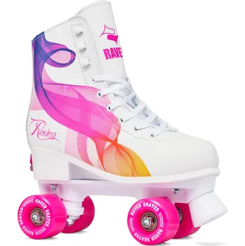 Kolečkové brusle RAVEN Nastavitelné kolečkové brusle Raven Serena 31/34 BÍLÁ|ORANŽOVÁ|RŮŽOVÁ