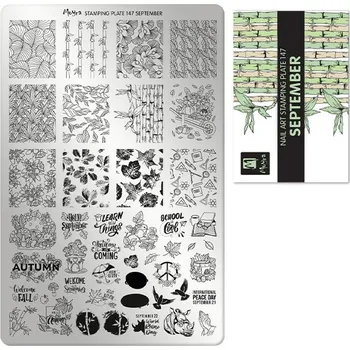 Moyra Stamping - Deska na razítka č.147 September