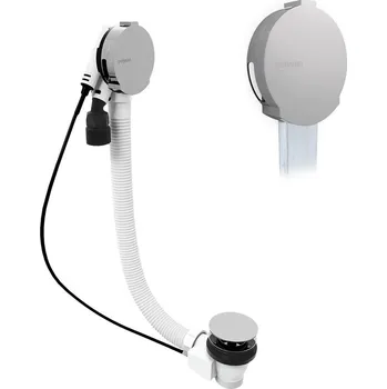 Polysan Vanová souprava s napouštěním bovden délka 1000 mm zátka 72 mm chrom 71855