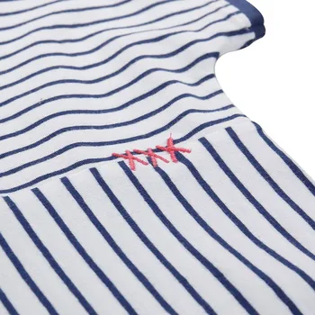 Dívčí sukně Dětské letní šaty Alpine Pro TERESO - bílo-modrá / 140/146