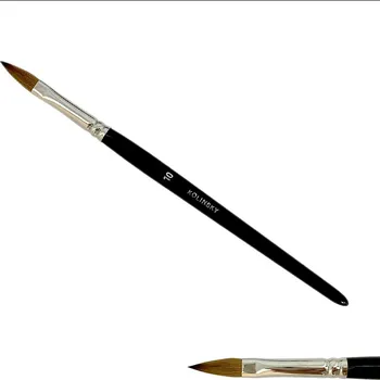 Štětec č.10 - plochý ovál - přírodní