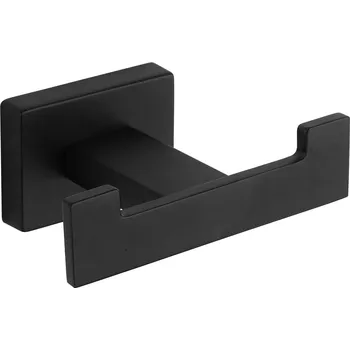 Držák na ručník Aqualine APOLLO dvojháček černá mat 1416-23B