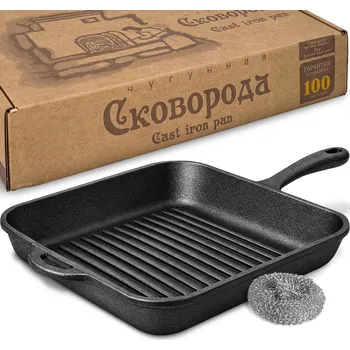 Pánev Grilovací pánev Maysternya 28 cm litinová