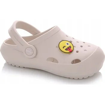 Chlapecké pantofle Lemigo dětské pantofle (nazouváky) z pěny, béžové, velikost 33-34