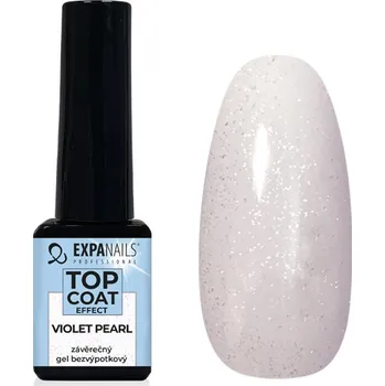 Dekorativní kosmetika EXPA-nails UV/LED gel Top coat effect - Violet pearl Objem: 5 ml