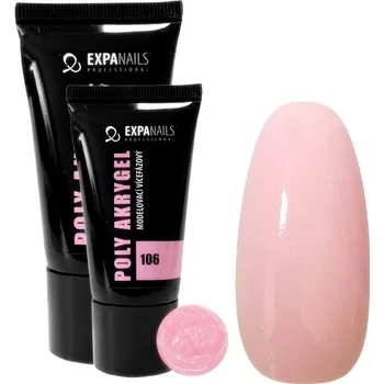 Umělé nehty EXPA-nails Poly akrygel v tubě č.106 - Růžová Gramáž: 30 g