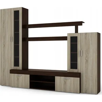 Obývací stěna Nábytek do obývacího pokoje eMeblast dub sonoma světlý