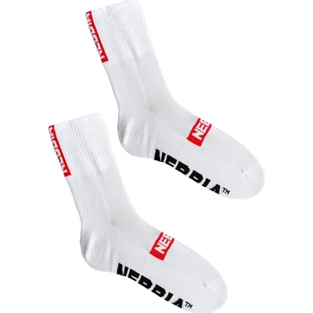 Pánské ponožky NEBBIA “EXTRA MILE” crew ponožky bílá 35-38