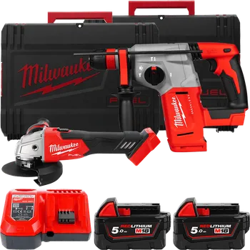 Sada nářadí MILWAUKEE M18BLHXFSAG-502X M18 FUEL Sada nářadí, 2x 5,0 Ah 4933000005