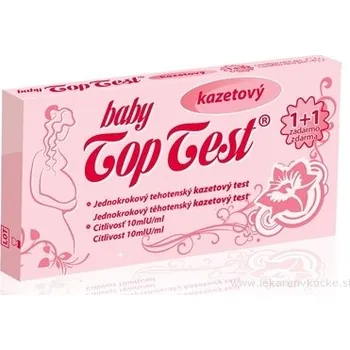 Diagnostický test Baby Top Test těhotenský kazetový 2 ks