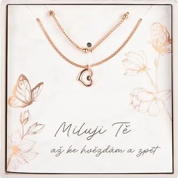 Náhrdelník ALBI Dvojitý náhrdelník - Miluji Tě