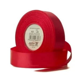 Stuha ALIGA stuha 25/32m -26 červená hladká /4