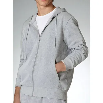 Pánská mikina Sinsay - Mikina s kapucí - šedá - 1686O-09M - 1686O-09M-XXL-10