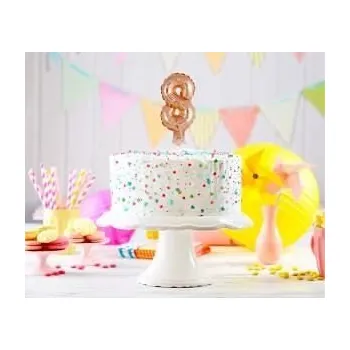 Balónek GD balónek fóliový 13cm 8 starorůžová