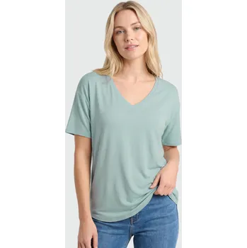 Dámské tričko Babella volné tričko zelené - BABMINT/pastelově zelená / XL BAB7A001-MINT