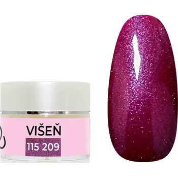 Přípravek na nehty UV/LED gel barevný - Višeň perleť 5g