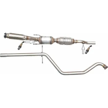 Katalyzátor Výfuk - katalyzátor výfuku PEUGEOT 407 1.8i 16V (1091537)