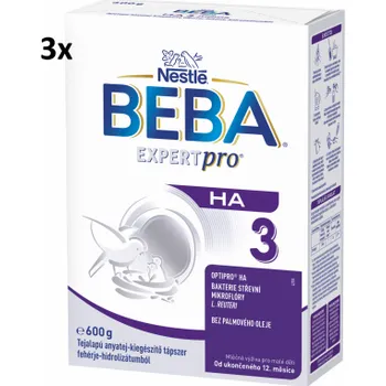 Kojenecká výživa Nestlé BEBA EXPERT pro HA 3 mléčná výživa pro malé děti (od ukonč. 12. měsíce) 3x600 g