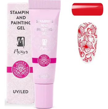 Moyra Stamping - Painting gel č.04 Red